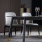 Designer Style Rectangle Dining Set 1/2/5/7 Pieces Sintered Stone Top Wooden Table Set Clearhalo 'Dining Room Sets' 'Dining Tables & Seating' 'dining_room_set' 'furn' 'furn_dining_room_set' 'Furniture' 'Kitchen & Dining Furniture' 1200x1200_e1b20924-c4b3-4928-bf11-77fcc3b2816d