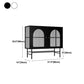 Glass Door Iron Sideboard Glam Server Cabinet with Storage for Living Room Clearhalo 'buffet_sideboard' 'Buffets & Sideboards' 'furn' 'furn_buffet_sideboard' 'Furniture' 'Kitchen & Dining Furniture' 1200x1200_e1b24f3d-80c4-4137-92f6-65e2bae10087