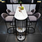 Contemporary Counter Height Set 1/5 Pieces Pub Dining Set for Dining Room