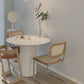 Sintered Stone Top Round Table for Restaurant Modern Kitchen Table with Pedestal Base Clearhalo ' dining_table' 'Dining Tables & Seating' 'Dining Tables' 'furn' 'furn_dining_table' 'Furniture' 'furniture_dining_table' 'Kitchen & Dining Furniture' 'kitchen&dining_furn' 'kitchen' 'kitchen_dining_table' 1200x1200_e1b370ff-d174-41ec-9944-fdae212018d6