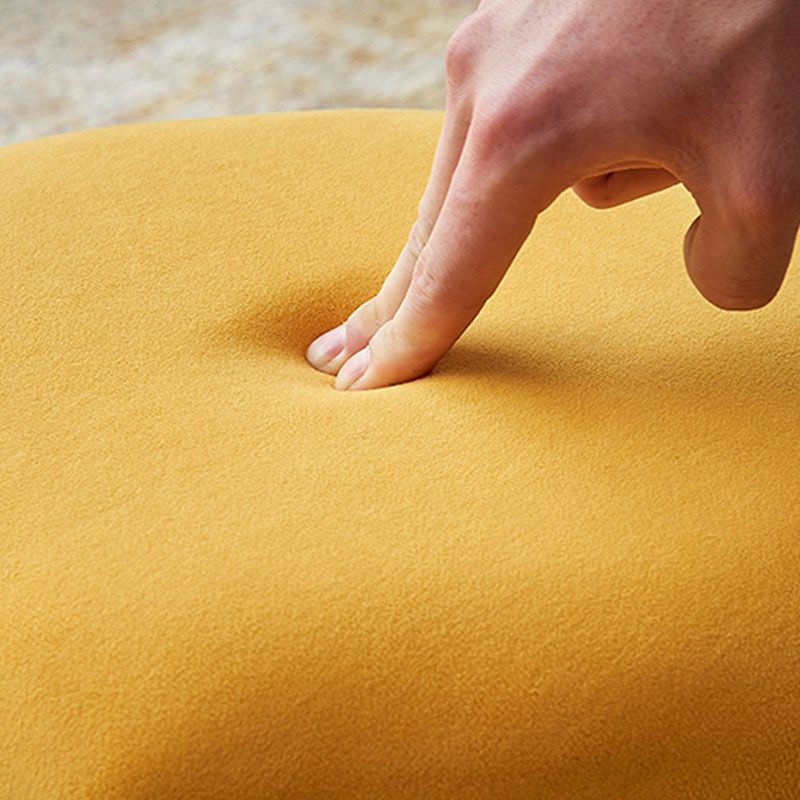 Solid Color Fabric Standard Stool Modern Simple Moon Upholstered Footstool Clearhalo 'furn' 'furn_ottomans_poufs' 'Furniture' 'Living Room Furniture' 'Ottomans & Poufs' 'ottomans_poufs' 1200x1200_e1b669ed-3662-40b4-a066-215e3b29c2a8