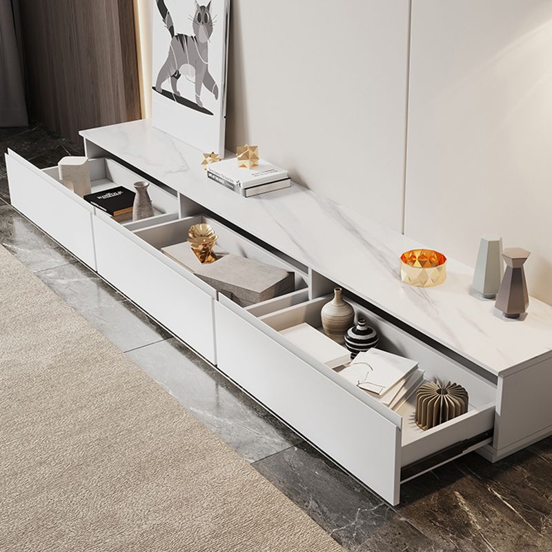 Console TV per la casa moderna moderna di archiviazione TV con cassetti