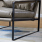 Arms Included Arm Chair Metal Frame Chair with Pillow Back for Living Room, 28.34" Wide Clearhalo 'Accent Chairs' 'accent_chairs' 'Chairs & Seating' 'furn' 'furn_accent_chairs' 'Furniture' 'Living Room Furniture' 1200x1200_e1bbb9b0-0832-4257-864d-7efec3d88748