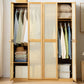 Traditional Natural Wood Wardrobe Freestanding Wardrobe with Soft Close Doors