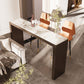 Modern 1/2/3 Pieces Bar Table Set Rectangle Stone Counter Table with Stools for Balcony Clearhalo 'Bar Furniture' 'furn' 'furn_home_bar_bar_sets' 'Furniture' 'Home Bars & Bar Sets' 'home_bar_bar_sets' 'Kitchen & Dining Furniture' 1200x1200_e1bd917c-83b3-4e77-9f19-93efc12df6ba