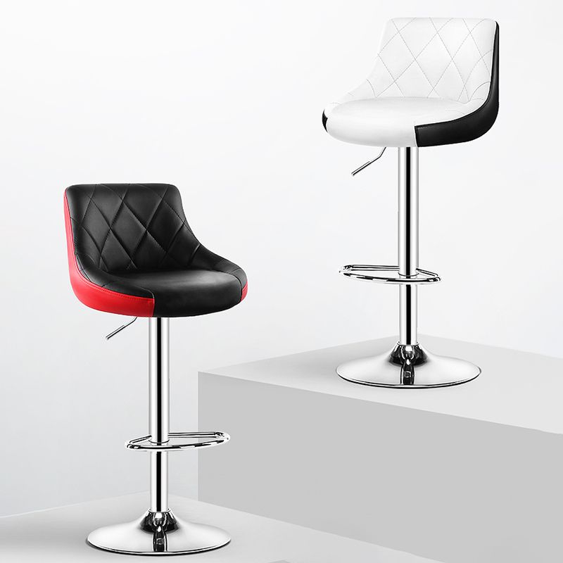 Indoor Rotating Lifting Barstool Nordic Leather Cushion Bar Stool Clearhalo 'Bar Furniture' 'Bar Stools' 'bar_stools' 'furniture_bar_stools' 'Kitchen & Dining Furniture' 'kitchen&dining_furn' 'kitchen' 'kitchen_furn' Furniture' 1200x1200_e1c188b7-04a5-4ea8-9be6-c26aaacfd23e