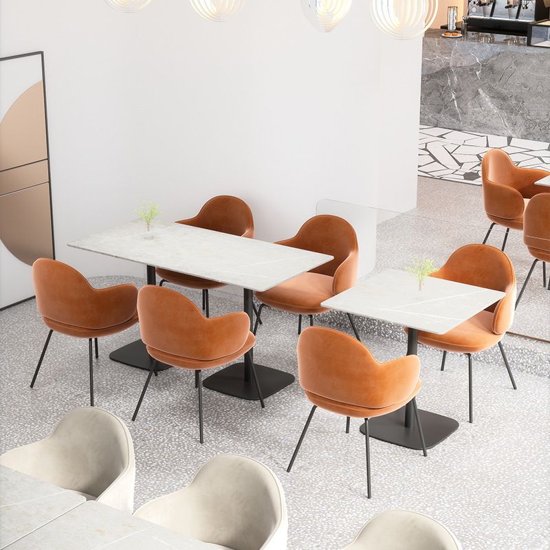 Contemporary Kitchen Dining Arm Chair Upholstered Chair for Kitchen Clearhalo 'Dining Chairs' 'Dining Tables & Seating' 'dining_chair' 'furn' 'furn_dining_chair' 'Furniture' 'Kitchen & Dining Furniture' 1200x1200_e1c24a63-e19f-4ad5-a493-ae2eb8eafe18