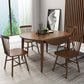 Extendable Round Dining Table Modern Adjustable Square Wooden Table with 4 Legs Clearhalo ' dining_table' 'Dining Tables & Seating' 'Dining Tables' 'furn' 'furn_dining_table' 'Furniture' 'furniture_dining_table' 'Kitchen & Dining Furniture' 'kitchen&dining_furn' 'kitchen' 'kitchen_dining_table' 1200x1200_e1c3200a-38d7-41b6-8a0f-5654720c62b2