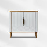 Sideboard in stile glam sideboard in marmo artificiale con mobile