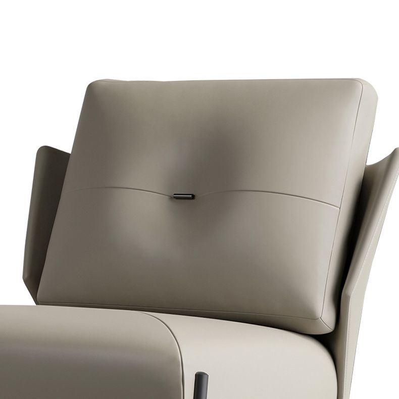 Industrial Solid Color Slipper Chair Basic Four Leg Slipper Chair for Living Room