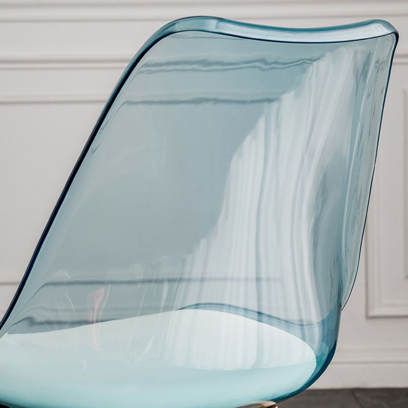 Scandinavian PU Leather Dining Chairs Armless Solid Back Chair Clearhalo ' kitchen&dining_furn' 'Dining Chairs' 'Dining Tables & Seating' 'dining_chair' 'Furniture' 'furniture_dining_chair' 'Kitchen & Dining Furniture' 'kitchen' 1200x1200_e1c5e587-343f-41a5-86aa-8143c1c93cc5