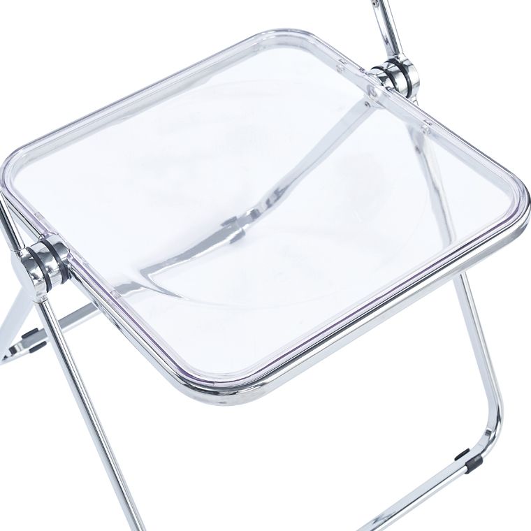 Nordic Style Armless Metal Dining Chairs Stackable Folding Side Chair for Home Use Clearhalo ' kitchen&dining_furn' 'Dining Chairs' 'Dining Tables & Seating' 'dining_chair' 'furn' 'furn_dining_chair' 'Furniture' 'furniture_dining_chair' 'Kitchen & Dining Furniture' 'kitchen' 1200x1200_e1c6547e-b41a-44f7-887a-cc4074a908a5