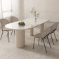 Sintered Stone Top Table White Dining Table for Kitchen Dining Room Clearhalo 'Dining Tables & Seating' 'Dining Tables' 'dining_table' 'furn' 'furn_dining_table' 'Furniture' 'Kitchen & Dining Furniture' 1200x1200_e1c70d33-6b06-4bfd-b357-c413b2b8ee6c