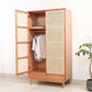 Kleiderbahngarderobe Schrank Massivholz moderne Garderobe Armoire