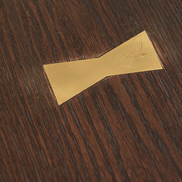 Rectangle 4 jambes Table de luxe Table de couleur en bois fixe avec bois massif