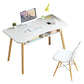 Moderno Style Home Freeform Office Desk Wood Writing Writing Writing Desk
