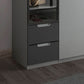 Contemporary Style Wardrobe Armoire Wood Armoire with Door for Bedroom