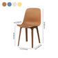 Scandinavian Armless Solid Back Chair Plastic Dining Side Chairs Clearhalo ' kitchen&dining_furn' 'Dining Chairs' 'Dining Tables & Seating' 'dining_chair' 'furn' 'furn_dining_chair' 'Furniture' 'furniture_dining_chair' 'Kitchen & Dining Furniture' 'kitchen' 1200x1200_e1ca2376-9261-41ed-a1d8-e56c6dbe4bdc