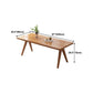 Rectangle Dining Table Pine Solid Wood Dining Table with 4 Legs for Dining Room Clearhalo 'Dining Tables & Seating' 'Dining Tables' 'dining_table' 'furn' 'furn_dining_table' 'Furniture' 'Kitchen & Dining Furniture' 1200x1200_e1d341db-3208-4332-bdeb-762c97dfde62