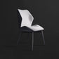 Wingback Armless Dining Chairs Modern Faux Leather Dining Side Chair