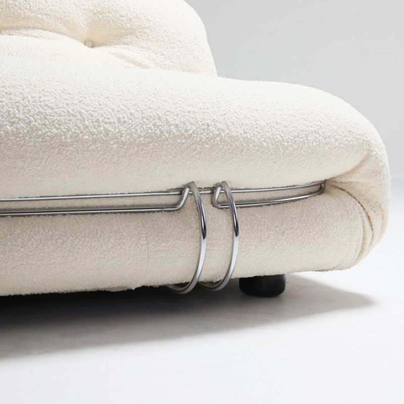 Divano standard di divano a bracciale senza armi contemporaneo per soggiorno