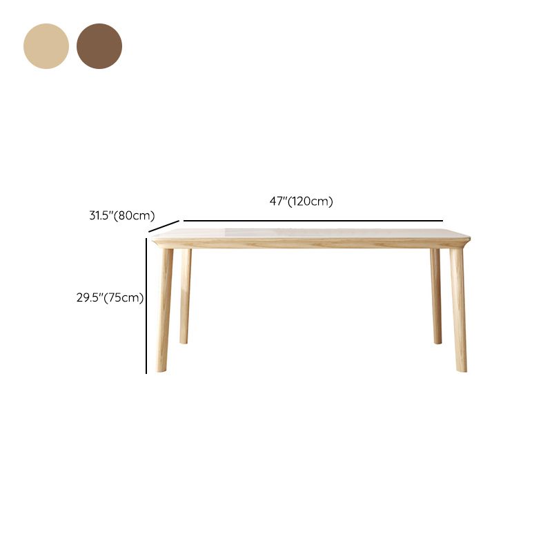 Contemporary Furniture Rectangle Stone Dining Room Table for Kitchen Clearhalo 'Dining Tables & Seating' 'Dining Tables' 'dining_table' 'furn' 'furn_dining_table' 'Furniture' 'Kitchen & Dining Furniture' 1200x1200_e1d7a0ab-acec-49ae-87e0-dd6ba7bb133c
