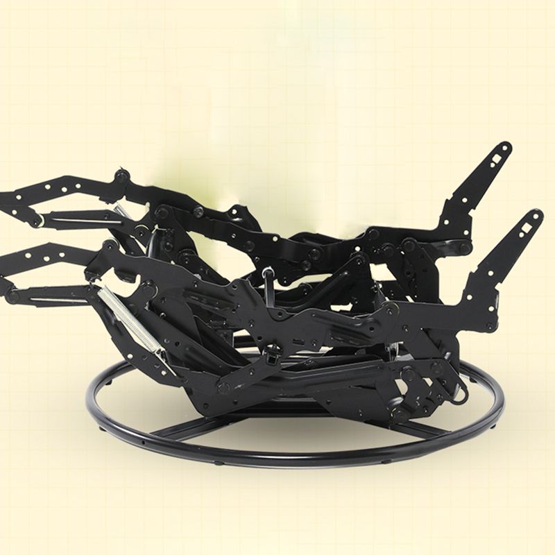 Contemporary Fabric Recliner Tufted Standard Recliner with Adjustable Headrest