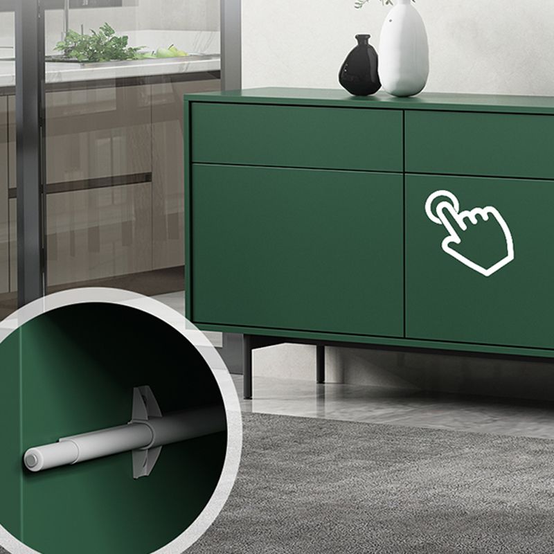 Modern Wooden Storage Sideboard Rectangle Sideboard Cabinet with Drawers and Doors Clearhalo 'buffet_sideboard' 'Buffets & Sideboards' 'furn' 'furn_buffet_sideboard' 'Furniture' 'Kitchen & Dining Furniture' 1200x1200_e1dda6cb-58ee-4f97-8277-4ab54c04a8c2