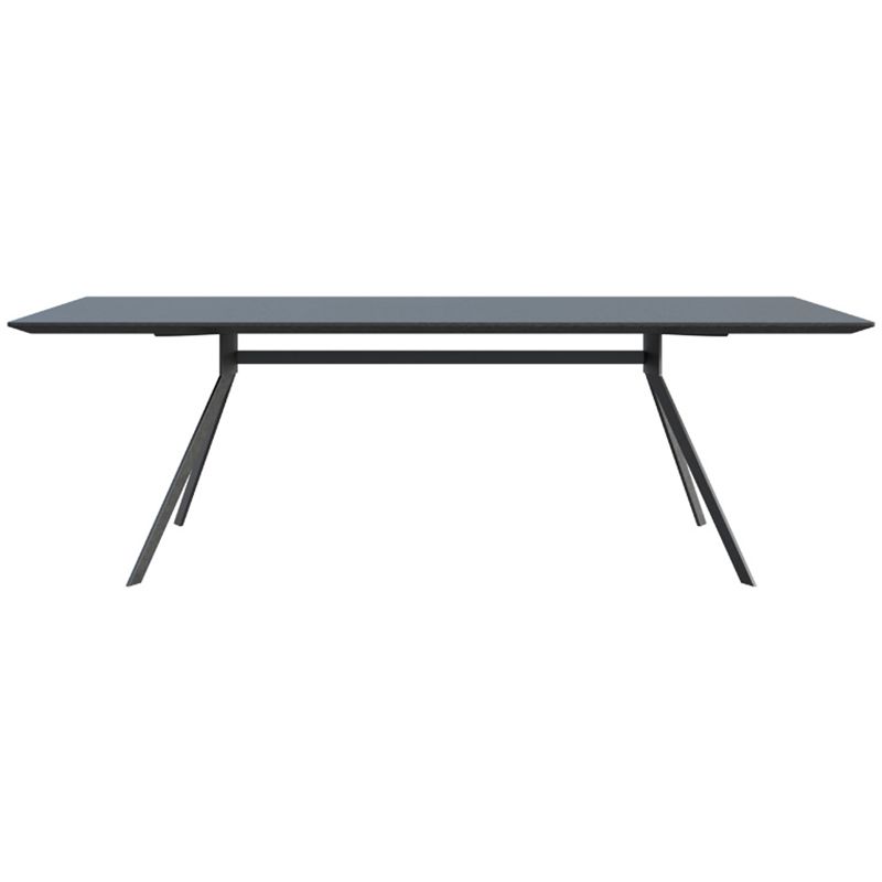 Modern Style Metal Legs Office Desk Home Writing Desk,29.5-inch High