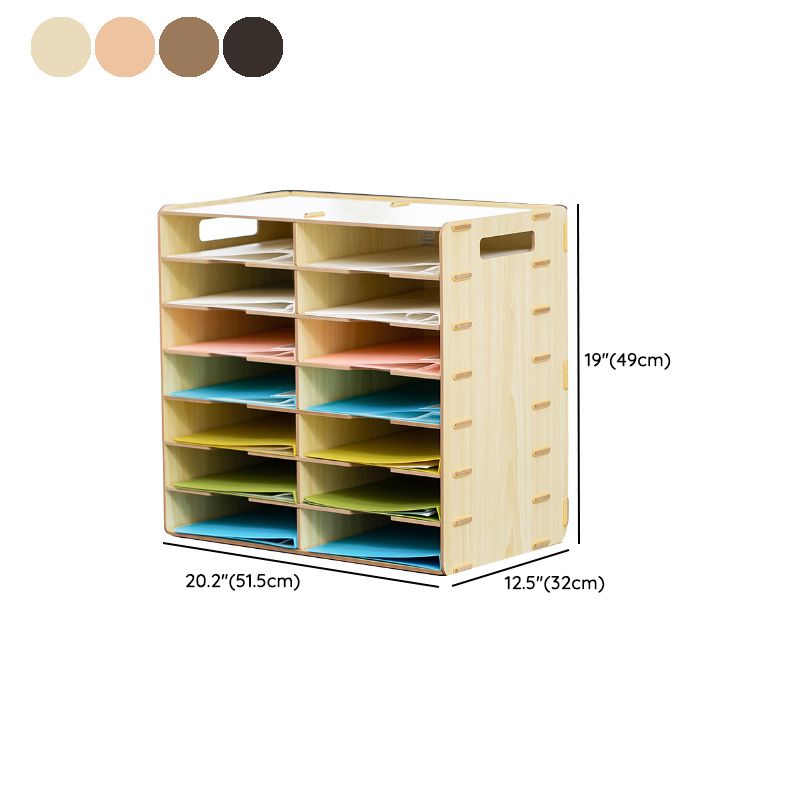 Modern Storage Filing Cabinet Wooden Frame File Cabinet for Office