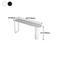 Industrial Stone Indoor Pub Bar Table Iron Double Pedestal Bar Dining Table Fixed Table Clearhalo 'Bar Furniture' 'Bar Tables' 'bar_tables' 'furn' 'furn_bar_tables' 'Furniture' 'furniture_bar_tables' 'Kitchen & Dining Furniture' 1200x1200_e1e1dbbc-859a-4ef7-8b66-5854cc277a9d