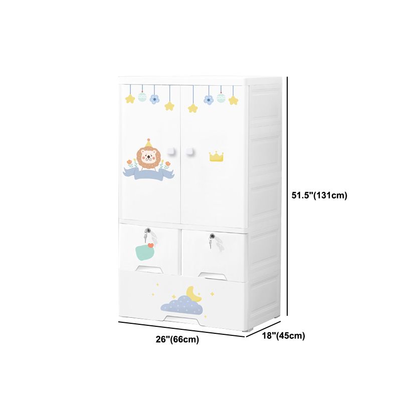 Zeitgenössischer Lagerschrank mit Schubladen Plastikschrank für Schlafzimmer