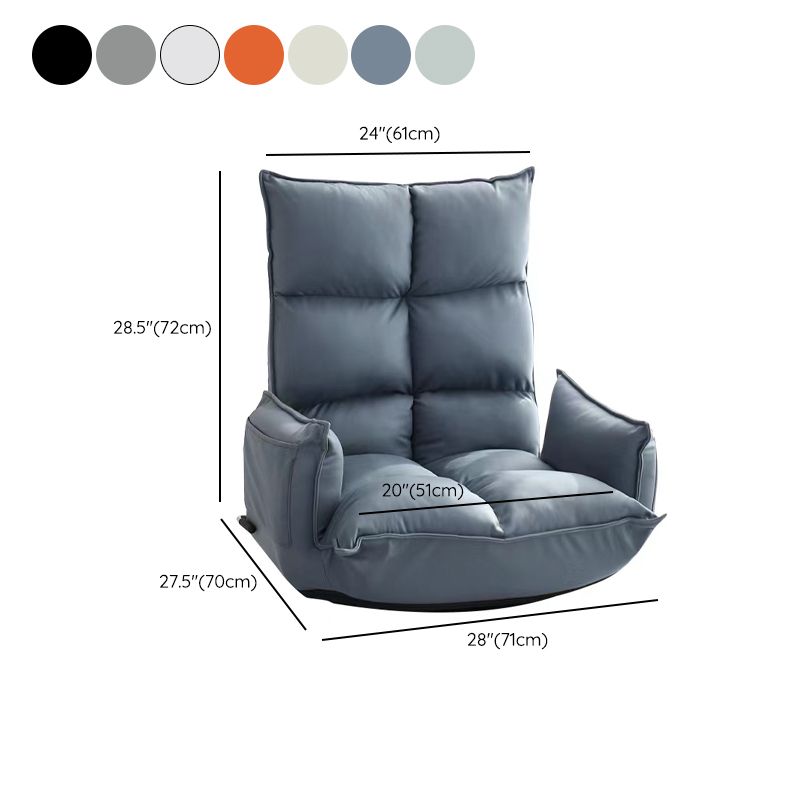 Rocking Standard Recliner Contemporary Style Solid Color Recliner Chair