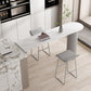 Glam Pub Height Dining Table Stone Top Pub Table for Patio Use Clearhalo 'Bar Furniture' 'Bar Tables' 'bar_tables' 'furn' 'furn_bar_tables' 'Furniture' 'Kitchen & Dining Furniture' 1200x1200_e1e54870-2d1f-4965-a57d-5676e9ef2eb9