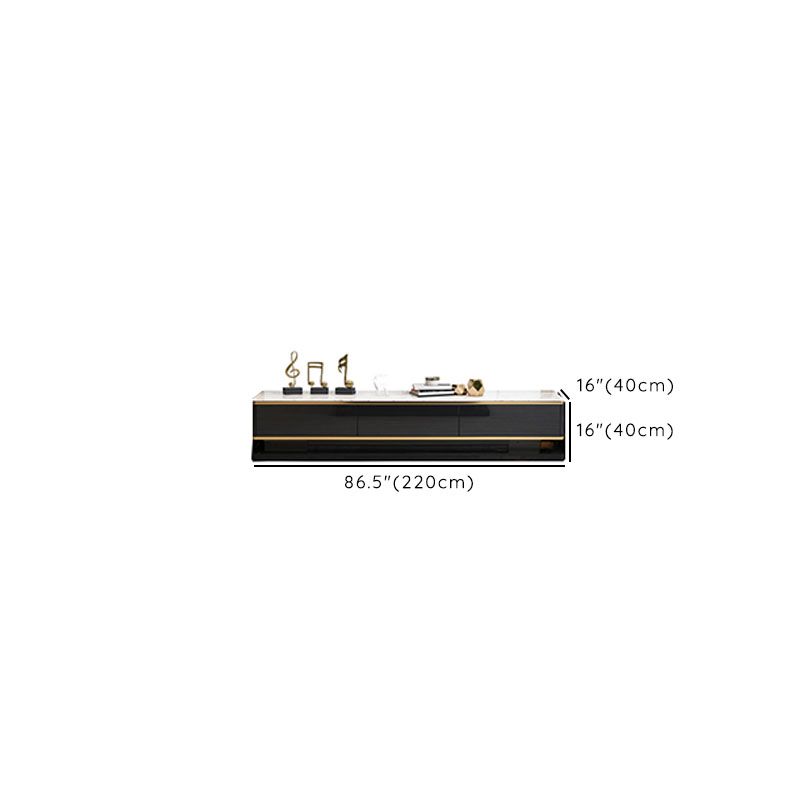 Enclosed Storage TV Media Stand Glam Media Console with Drawers Clearhalo 'furn' 'furn_tv_stands_entertainment_centers' 'Furniture' 'Living Room Furniture' 'TV Stands & Entertainment Centers' 'TV Stands & Media Storage Furniture' 'tv_stands_entertainment_centers' 1200x1200_e1e6cfbe-dcea-48d9-9a56-cee8594ad692