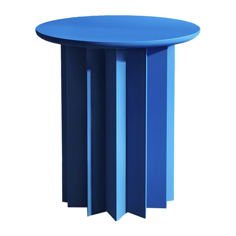 Tableau latérale en bois massif rond scandinave rond