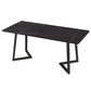 Modern Rectangle Stone Table for Restaurant Balck Metal Pedestal Dining Table Clearhalo 'Dining Tables & Seating' 'Dining Tables' 'dining_table' 'furn' 'furn_dining_table' 'Furniture' 'furniture_dining_table' 'Kitchen & Dining Furniture' 'kitchen' 'kitchen_dining_table' 1200x1200_e1eb7d77-5a24-40c9-af50-8a8382f4d758