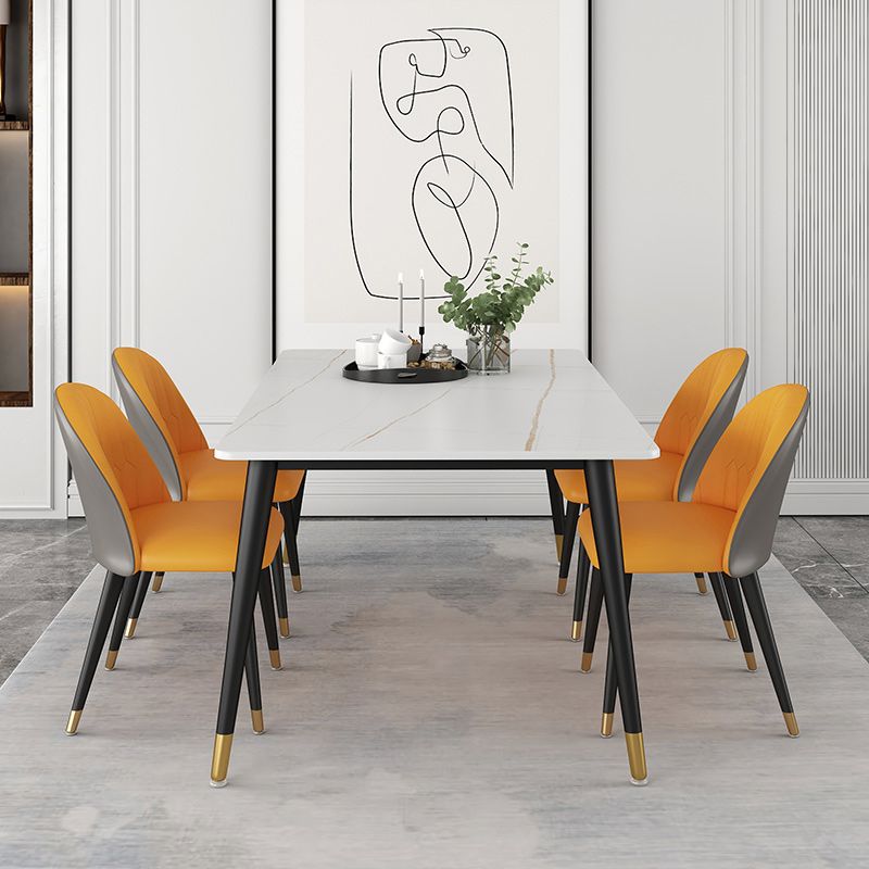 1/4/5/7 Pieces Dining Room Set Contemporary Rectangle Dining Table Set Clearhalo 'Dining Room Sets' 'Dining Tables & Seating' 'dining_room_set' 'furn' 'furn_dining_room_set' 'Furniture' 'furniture_dining_room_set' 'Kitchen & Dining Furniture' 'kitchen&dining_furn' 'kitchen' 1200x1200_e1ebcd0c-aedc-4aac-9276-841dc0264ab8