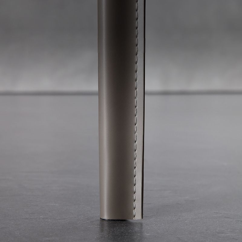 Contemporary Leather Dining Side Chairs Armless Solid Back Chair Clearhalo 'Dining Chairs' 'Dining Tables & Seating' 'dining_chair' 'furn' 'furn_dining_chair' 'Furniture' 'furniture_dining_chair' 'Kitchen & Dining Furniture' 1200x1200_e1ed26b9-7634-4d36-8751-81cde513d178