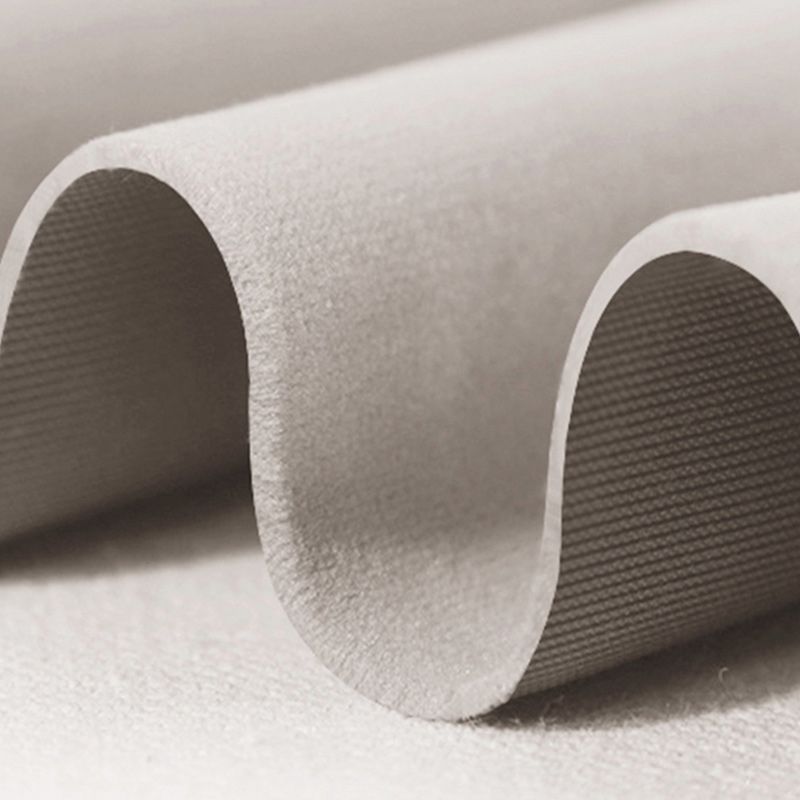 Lit plate-forme rembourré en cuir authentique contemporain Cadre de lit blanc