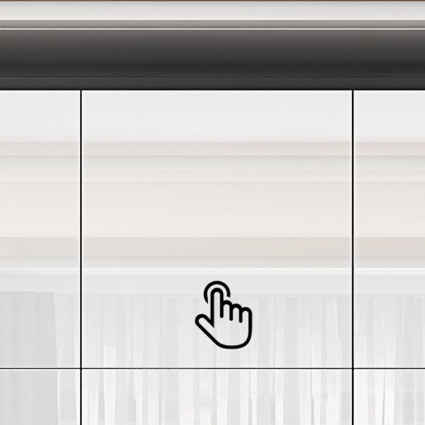 White Colour Wooden Wardrobe Cloth Rod Included Wardrobe Closet with Drawer