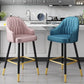 Scandinavian Home Armed Stool Matte Finish Upholstered Bar Stools Clearhalo 'Bar Furniture' 'Bar Stools' 'bar_stools' 'furn' 'furn_bar_stools' 'Furniture' 'furniture_bar_stools' 'Kitchen & Dining Furniture' 1200x1200_e1f2bc2f-c76b-46b4-bd24-a2ad4e5c8f46