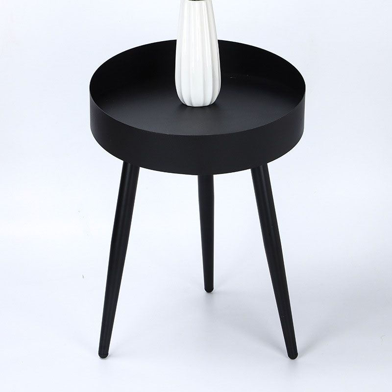 Mid-century Style Side End Table 3 Legs Round Sofa Side Accent Table Clearhalo 'Coffee & Accent Tables' 'End & Side Tables' 'end_side_tables' 'furn' 'furn_end_side_tables' 'Furniture' 'Living Room Furniture' 1200x1200_e1f30fed-36e8-4d2e-bd49-6ae4bafec459