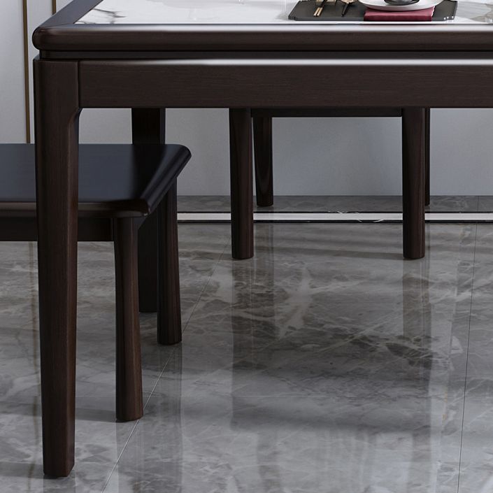 Rectangle Wood Color Dining Table Sintered Stone Table Mid-Century with 4 Legs Clearhalo ' dining_table' 'Dining Tables & Seating' 'Dining Tables' 'furn' 'furn_dining_table' 'Furniture' 'furniture_dining_table' 'Kitchen & Dining Furniture' 'kitchen&dining_furn' 'kitchen' 'kitchen_dining_table' 1200x1200_e1f4e98b-5f8c-477d-8e10-f5321acd23c0