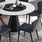 Modern Style Round Shape Dining Set Sintered Stone Top Dining Table Furniture for Restaurant Clearhalo 'Dining Room Sets' 'Dining Tables & Seating' 'dining_room_set' 'furn' 'furn_dining_room_set' 'Furniture' 'furniture_dining_room_set' 'Kitchen & Dining Furniture' 'kitchen&dining_furn' 'kitchen' 1200x1200_e1f6f650-9916-4c73-9f1f-d1d90bd35d72