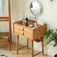 29.53" Height Wood Vanity Makeup Table Vanity Mirrorl with Drawers for Bedroom