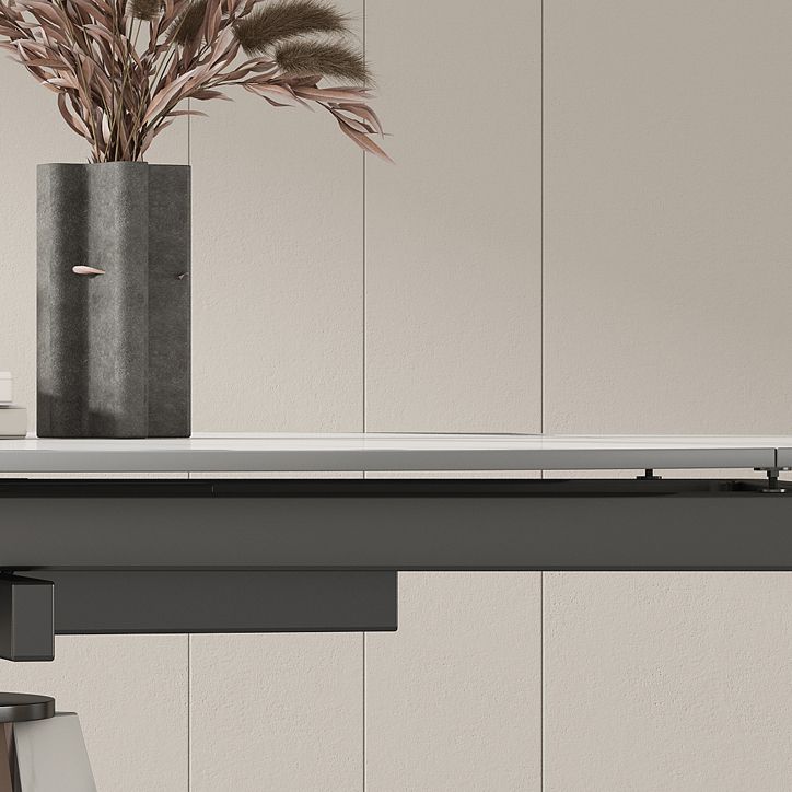 Modern Scalable Dinette Set 1/2/3/7/9 Pieces Round White Sintered Stone Dining Table Set Clearhalo 'Dining Room Sets' 'Dining Tables & Seating' 'dining_room_set' 'furn' 'furn_dining_room_set' 'Furniture' 'furniture_dining_room_set' 'Kitchen & Dining Furniture' 1200x1200_e1f897ff-29c7-42d9-abca-93c0e5b59433