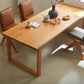 Kitchen Rectangle Dinner Table Dining Room Solid Wood Dining Table
