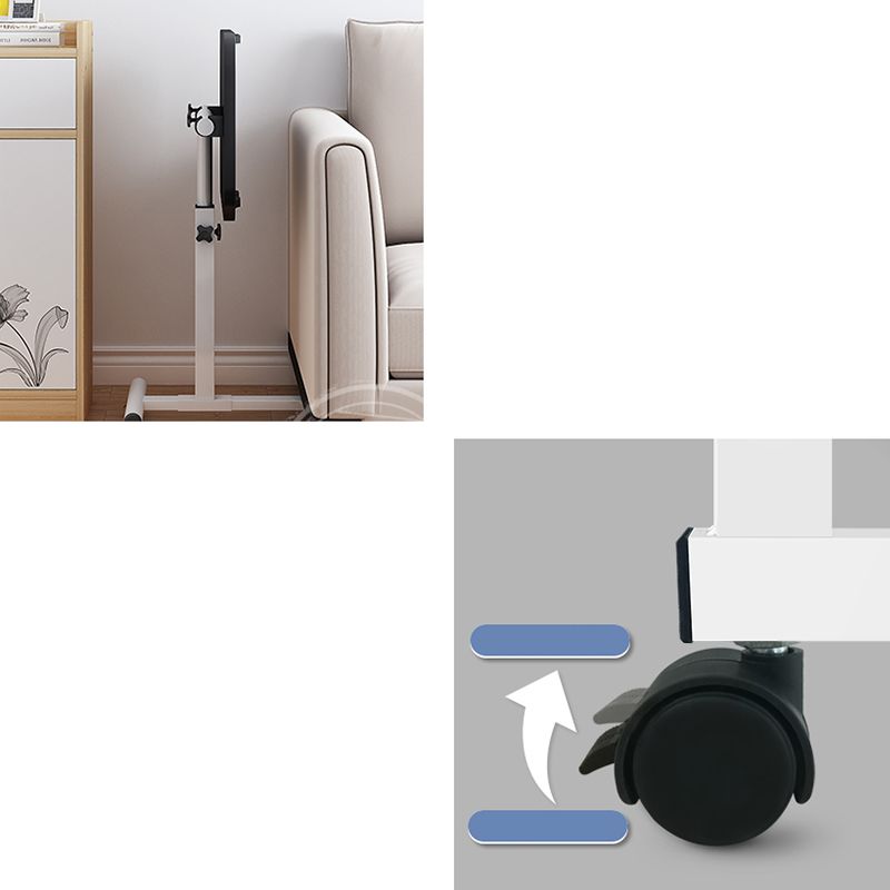 Zeitgenössischer Klappschreiber -Schreibtisch Sockel Büroschreibtisch mit Metallbeinen