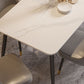 Rectangle Black Base Dining Table Modern Stone Table for Living Room Clearhalo 'Dining Tables & Seating' 'Dining Tables' 'dining_table' 'furn' 'furn_dining_table' 'Furniture' 'Kitchen & Dining Furniture' 1200x1200_e1fabb2e-5ba7-49fd-8026-e1bcdb2710cf